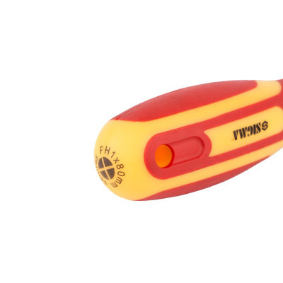 Викрутка Sigma діелектрична хрестова PH1x80мм 1000В CrV (4008141)