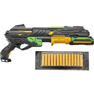 Іграшкова зброя ZIPP Toys Бластер + 14 патронів, жовтий (FJ1054)