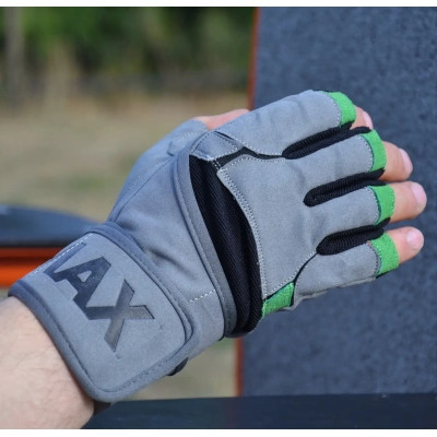 Рукавички для фітнесу MadMax MFG-860 Wild Grey/Green XXL (MFG-860_XXL)