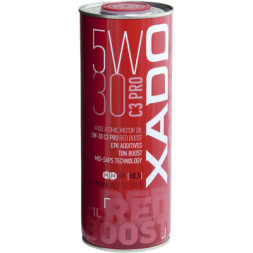 Моторна олива Xado 5W-30 C3 Pro  Red Boost     ( ж/б 1 л ) (XA 26168)