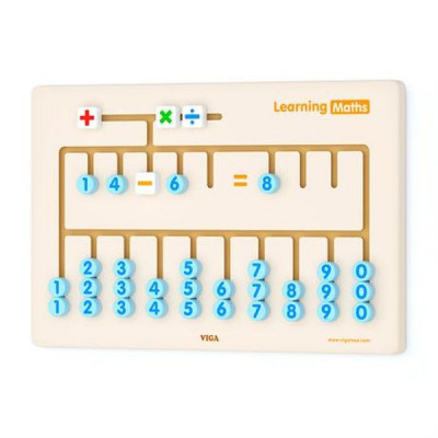 Розвиваюча іграшка Viga Toys Бізіборд Математика (50675FSC)