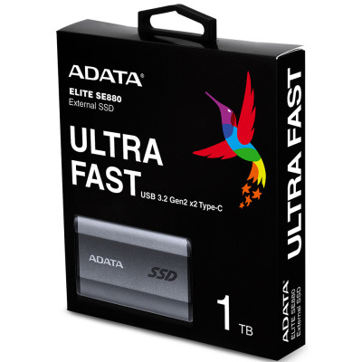 Накопичувач SSD USB 3.2 1TB ADATA (AELI-SE880-1TCGY)