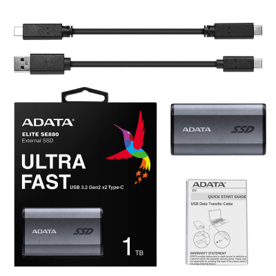 Накопичувач SSD USB 3.2 1TB ADATA (AELI-SE880-1TCGY)