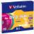 Диск DVD Verbatim 4.7Gb 4x SlimCase 5шт Color (43297)