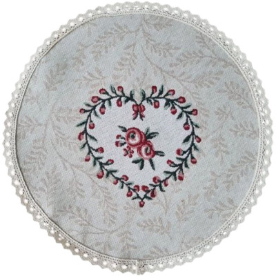 Серветка на стіл Прованс Курочки D 35 (4823093438408)