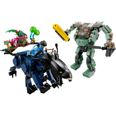 Конструктор LEGO Avatar Нейтірі та Танатор проти Куарітча у скафандрі УМП 560 деталей (75571)