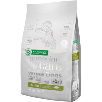 Сухий корм для собак Nature&#039;s Protection NP Superior Care White Dogs Grain Free Junior Small and Mini (NPSC45829)
