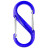 Карабін туристичний Nite ize Plastic Carb S Biner Size 4 NI675 Purple (4823082709564)
