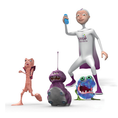 Пластилін Koh-i-Noor Stop bacteria 10 кольорів 200 г (131810)