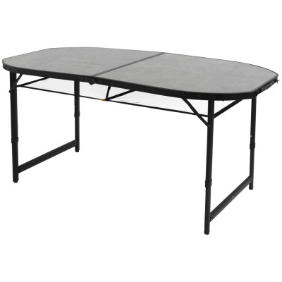 Туристичний стіл Bo-Camp Northgate Oval 150x80 cm Black/Grey (1404188)