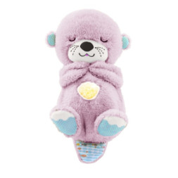 Нічник Bambi М'яка іграшка-нічник Дихаюча видра Pink (2284-25 pink)