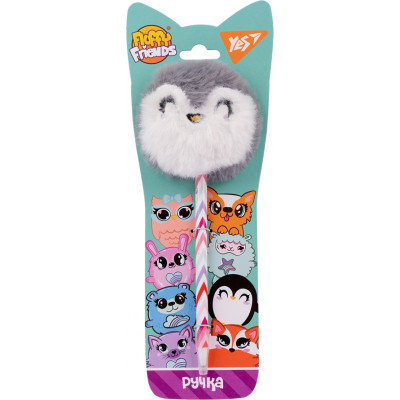 Ручка кулькова Yes Fluffy Friends - пінгвін Елан (412089)