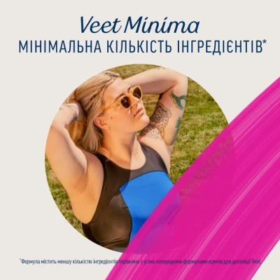 Крем для депіляції Veet Minima для чутливої шкіри з Алое вера 100 мл (4053700288205)