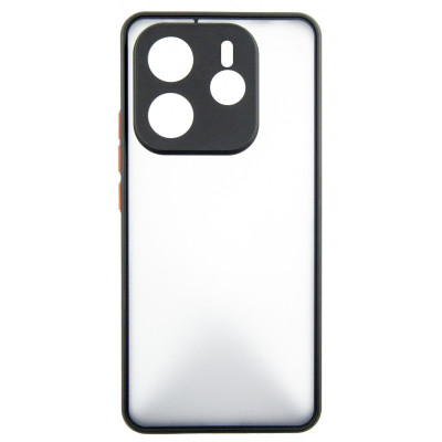 Чохол до мобільного телефона Dengos Kit Xiaomi Redmi Note 14 case Matte + glass (Black) (DG-KM-127)