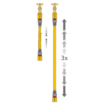 Шланг для поливу HoZelock 15м розтяжний Superhoze + конектори (7061)