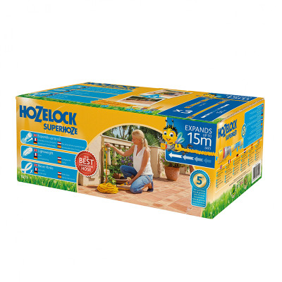 Шланг для поливу HoZelock 15м розтяжний Superhoze + конектори (7061)