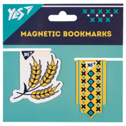 Закладки для книг Yes магнітні Ukraine, 2шт (708123)