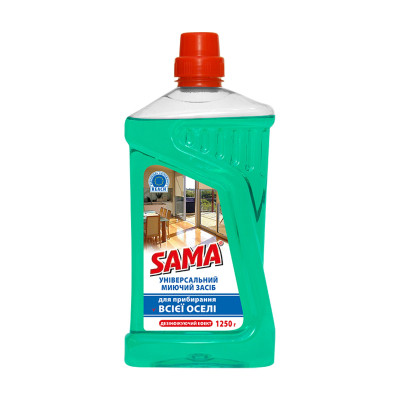 Засіб для миття підлоги Sama Для всієї оселі 1250 г (4820270631027)