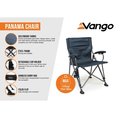 Крісло складане Vango Panama Chair Granite Grey (CHTPANAMA000002) (930849)
