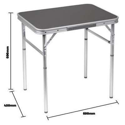 Туристичний стіл Bo-Camp 60x45 cm Grey (1404385) (DAS303271)