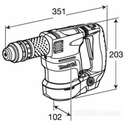 Відбійний молоток Makita HK1820