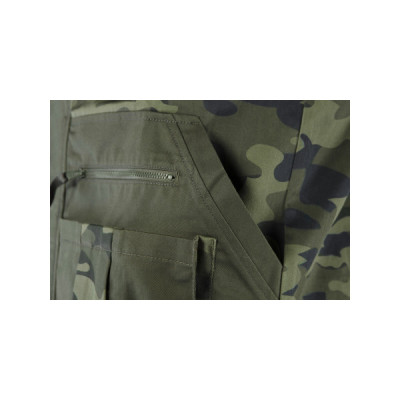 Куртка робоча Neo Tools CAMO, розмір S (48), 255 г/м2, високий комір, кишені на блис (81-211-S)