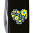 Ніж Victorinox Spartan Ukraine 91 мм Чорний Квіткове серце (1.3603.3_T1246u)
