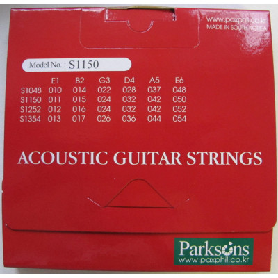 Струни для гітари Parksons Acoustic L (11-50) (S1150)