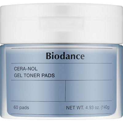Патчі для обличчя Biodance Cera-Nol Gel Toner Pads 60 шт. (8809937361206)