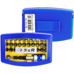 Набір біт S&amp;R насадок для загвинчування 32шт + тримач (251512732)