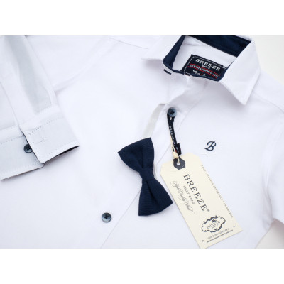 Сорочка дитяча Breeze з метеликом (G-431-128B-white)