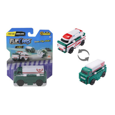 Машина Flip Cars 2 в 1 Вантажівка і Швидка допомога (EU463875-39)