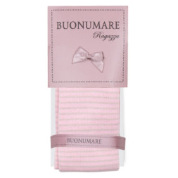 Колготки дитячі BNM у смужку (M0C0301-1445-1G-pinkgray)