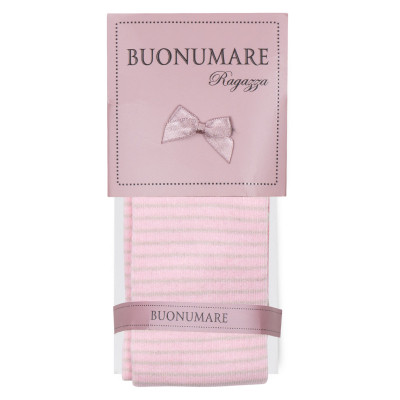 Колготки дитячі BNM у смужку (M0C0301-1445-1G-pinkgray)