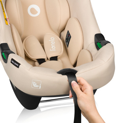 Автокрісло Lionelo Astrid I-Size Set Beige Sand (LO-ASTRID I-SIZE SET BEIGE SAND)