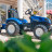 Веломобіль Falk New Holland трактор на педалях з причепом Синій (3090B)