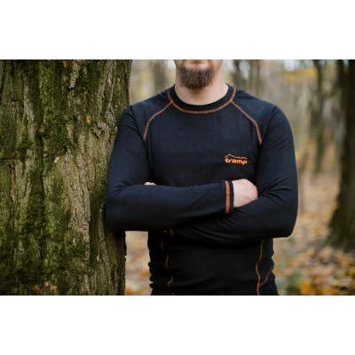 Комплект термобілизни Tramp Microfleece Чорний S (UTRUM-020-black-S)