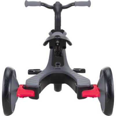 Дитячий велосипед Globber Explorer trike Deluxe play 4 в 1 чорно-сірий (636-120)
