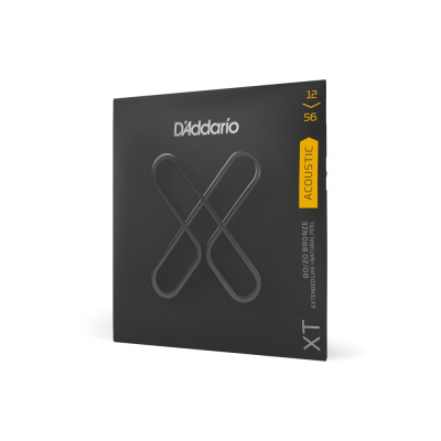 Струни для гітари D&#039;Addario XT 80/20 Bronze Light Top / Medium Bottom (12-56) (XTABR1256)