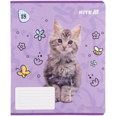 Зошит Kite Rachael Hale, 18 аркушів, клітинка (R25-236)