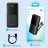 Батарея універсальна Vention 20000mAh 22.5W 3A PD, Built-in USB-C+Lightning Cables, Black (FHPB0)