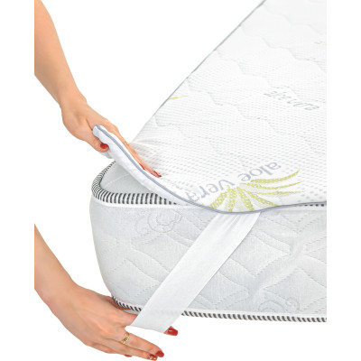 Наматрацник MirSon №1000 Alberto Eco Aloe Vera 180х190 см (2200001491502)