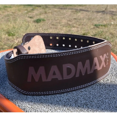Атлетичний пояс MadMax MFB-246 Full leather шкіряний Chocolate Brown M (MFB-246_M)