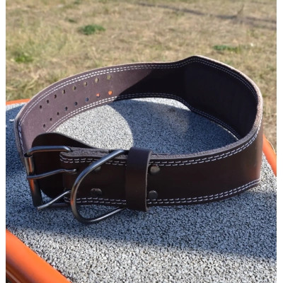 Атлетичний пояс MadMax MFB-246 Full leather шкіряний Chocolate Brown M (MFB-246_M)