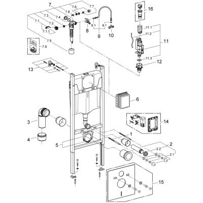 Інсталяція Grohe QuickFix 38971000 (CV030562)