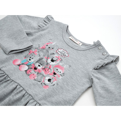 Плаття дитяче POP FASHION з іграшками (6747-104G-gray)