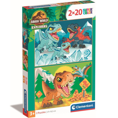 Пазл Clementoni Jurassic World 2 шт по 20 елементів (24810)