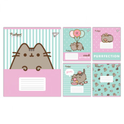 Зошит Yes Pusheen Candy А5 12 аркушів коса лінія (767599)