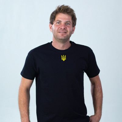 Футболка Sol&#039;s Regent Тризуб чорний XXL (11380309/141XXL)