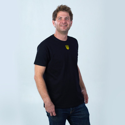 Футболка Sol&#039;s Regent Тризуб чорний XXL (11380309/141XXL)